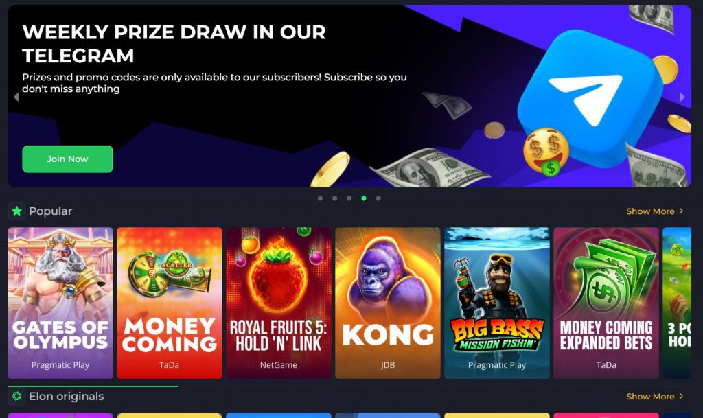Elon Online casino